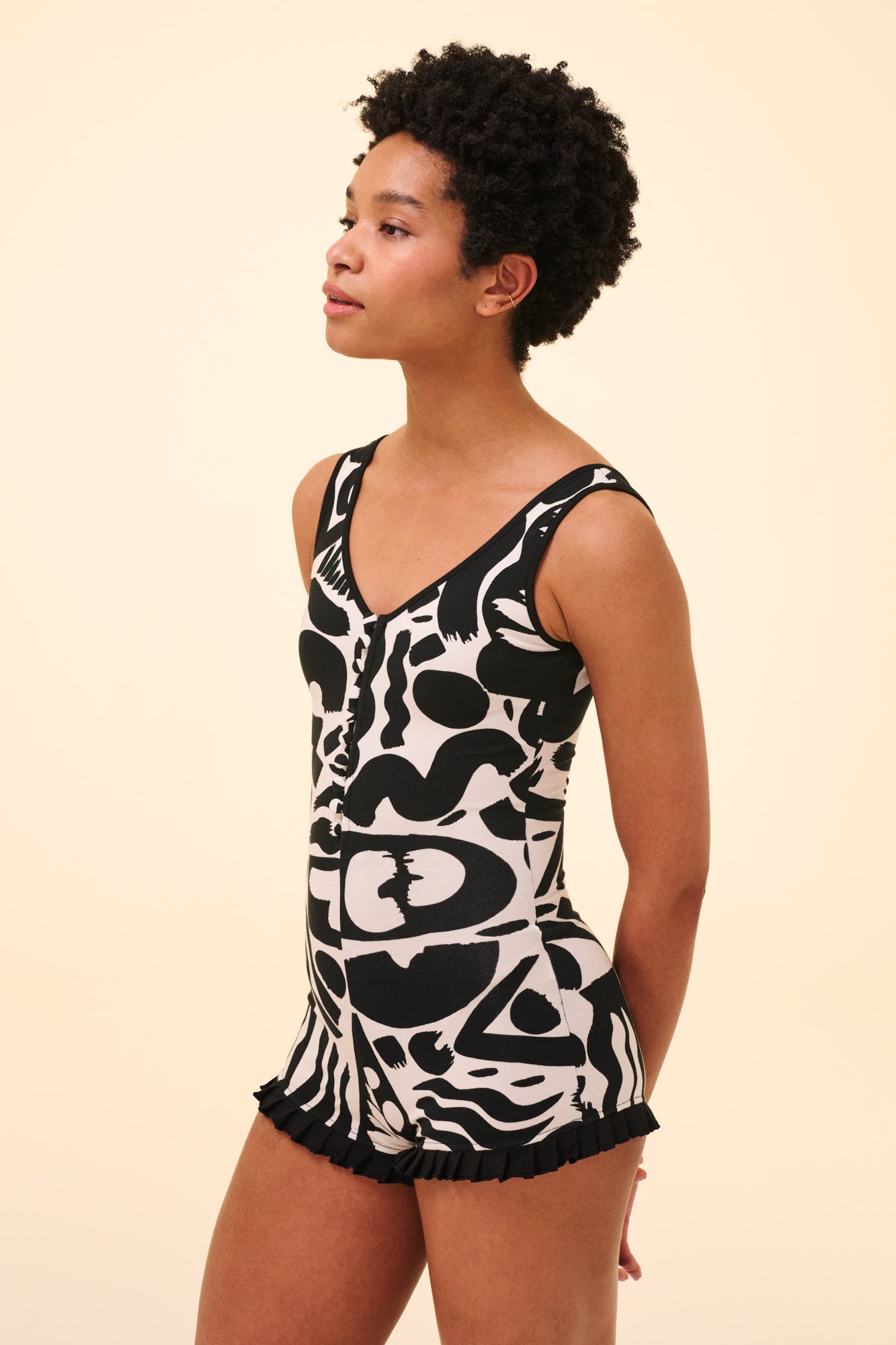 SEA CIRCUS PLAYSUIT - FLOW PRINT - Rosa BloomSS24 - Jumpsuits & Leotards