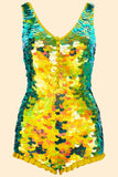 SEA CIRCUS SEQUIN PLAYSUIT - CITRUS - Rosa BloomSS24 - Jumpsuits & Leotards