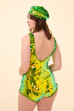 SEA CIRCUS SEQUIN PLAYSUIT - MANTIS - Rosa BloomSS24 - Jumpsuits & Leotards