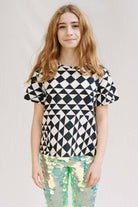 SONNY CHILDREN'S T - SHIRT - TRI PRINT - Rosa BloomChildrenswear