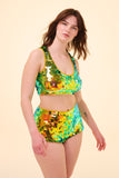 TWINKS SEQUIN CROP TOP - CITRUS - Rosa BloomSS24 - Tops