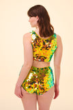 TWINKS SEQUIN CROP TOP - CITRUS - Rosa BloomSS24 - Tops