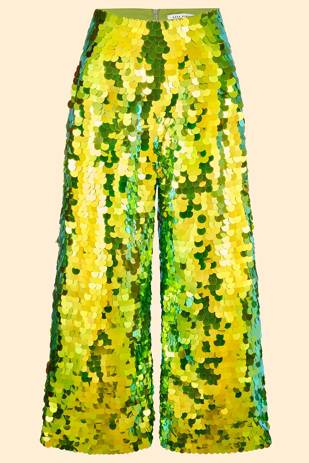 VIVIENNE SEQUIN TROUSERS - MANTIS - Rosa BloomSS24 - Bottoms