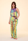 VIVIENNE SEQUIN TROUSERS - ORCHID - Rosa BloomSS24 - Bottoms
