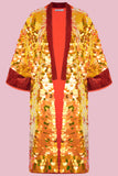 AGNES SEQUIN ROBE - FOX