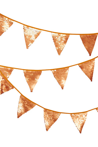 Sequin Bunting - Gold