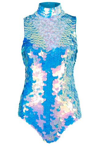 FIFI SEQUIN LEOTARD - MOONRISE