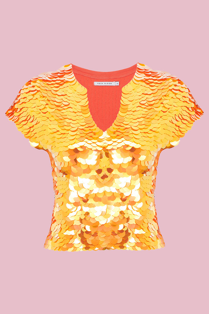 GWEN SEQUIN TOP - FOX