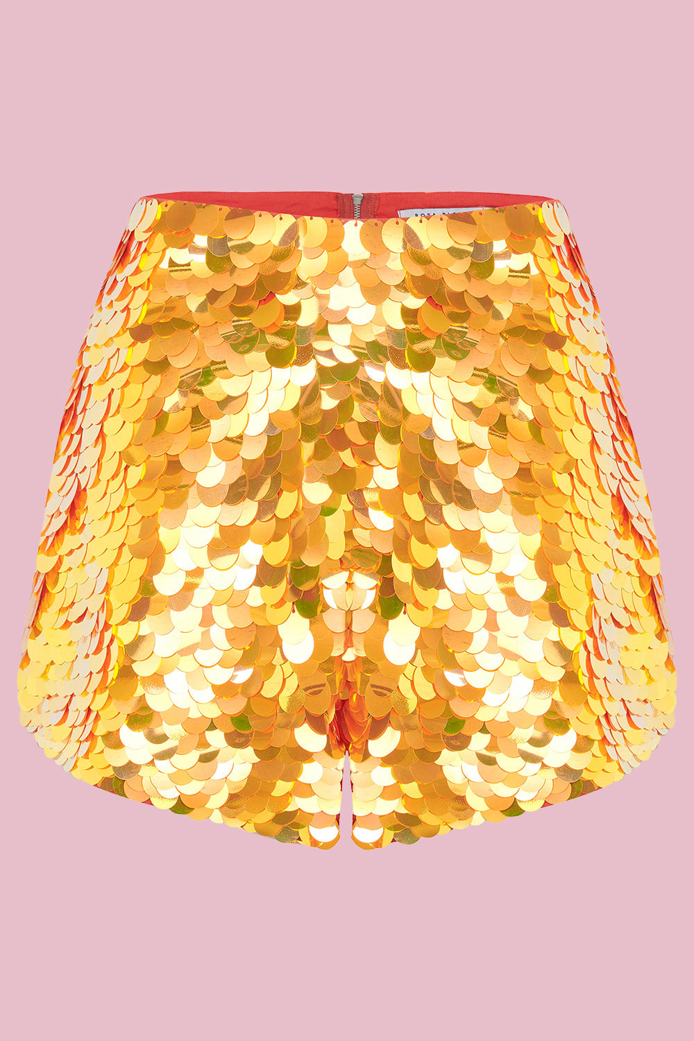 Orange hotsell sequin shorts