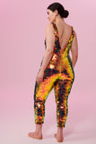 ELECTRA SEQUIN JUMPSUIT - EMBER