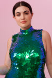 FIFI SEQUIN LEOTARD - EMERALD