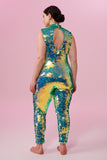 IRIS SEQUIN JUMPSUIT - CHAMELEON