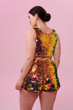 JUNO SEQUIN SHORTS - EMBER