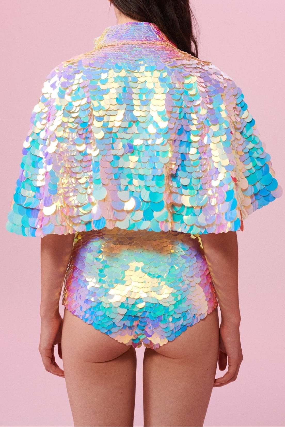 GIGI SEQUIN HOTPANTS - OPAL - Rosa BloomSS22 - Bottoms