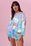 PENNY SEQUIN JACKET - OPAL - Rosa BloomJackets