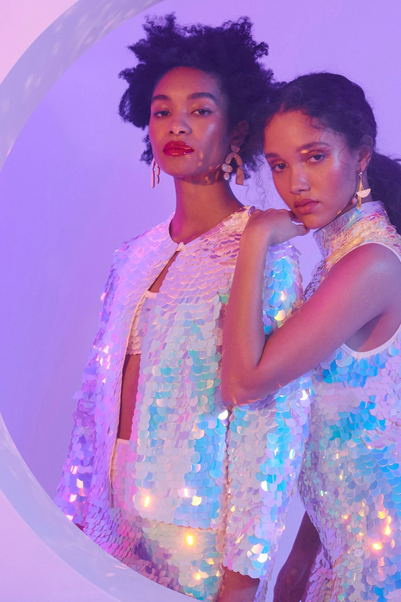 PENNY SEQUIN JACKET - OPAL - Rosa BloomJackets